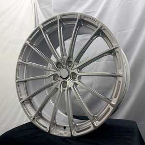 Nuevas llantas forjadas de venta directa de fábrica 5x112 19x10.5 19x9 con revestimiento plateado, radios múltiples, de una pieza, de aleación de aluminio para <span class=keywords><strong>Mercedes</strong></span> S550 <span class=keywords><strong>Coupé</strong></span> - Product Image 3
