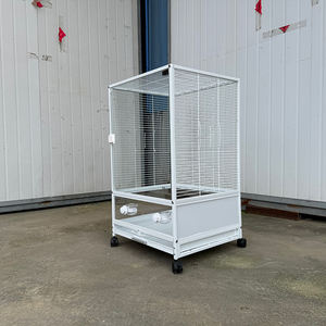 <span class=keywords><strong>Cage</strong></span> à perroquets extérieure de grande taille, personnalisée, moderne et classique, en <span class=keywords><strong>verre</strong></span> massif et en acier inoxydable, pour perroquets et petits oiseaux - Product Image 4