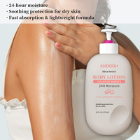 Lotion Corporelle Hydratante OEM Bio Végane Fraise Vanille Super Éclaircissante Anti-Taches Anti-Rides au Beurre de Karité pour Adultes