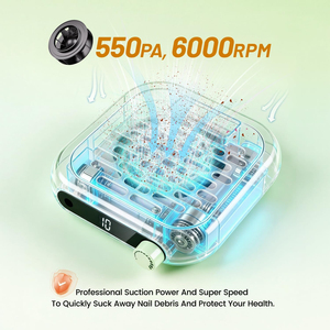 Mini Colector de Polvo para Uñas de 6000 RPM, de Bolsillo, con Potente Succión, Portátil, para Salón de Uñas - Product Image 1