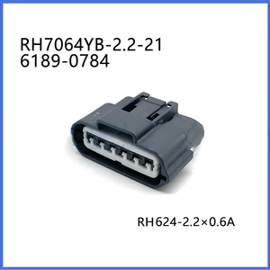 Connecteur adaptateur étanche IP68 en cuivre ABS 6 broches 6189-0784 pour prise de pompe à essence de moto et prise de lève-vitre Sentra B14 - Product Image 2