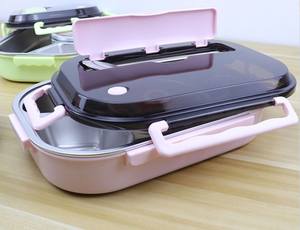 Boîtes à déjeuner 1300ml en acier inoxydable 304 boîte à déjeuner <span class=keywords><strong>hermétique</strong></span> idéale pour les enfants - Product Image 5