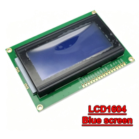Módulo LCD1602 LCD1604 LCD2004, Pantalla Azul IIC/I2C 1602 1604 2004 12864B para Arduino LCD UNO R3 Mega2560, Pantalla Verde
