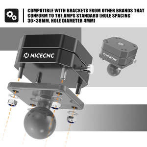 Soporte Giratorio Universal para GPS AMPS de 4 mm NICECNC para KTM 690 <span class=keywords><strong>Enduro</strong></span> R SMC R 790 890 DUKE 950 <span class=keywords><strong>990</strong></span> 1090 1290 Adventure - Product Image 6