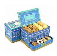 Boîte Cadeau Classique Personnalisée en Carton Luxe Gaufré Scintillant avec Fermeture Magnétique pour Aliments Bébé et Bonbons - Écologique Multi-Couches