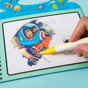 Nuovo caldo 1 pezzo magico riutilizzabile libro d'acqua alla rinfusa per bambini pittura di disegno libri da colorare cartoni animati per bambini - Product Image 6