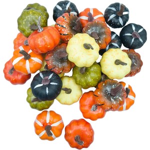 Bulk Plastic Pumpkins <b>Mini</b> Artificial Pumpkins for Fall Harvest Autumn Wedding Farmhouse and <b>Table</b> Craft Decoration - Product Image 6