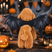 Ailes en tissu pour animaux de compagnie pour Halloween, accessoires de costume mignons et ajustables pour chiens et chats, pour les fêtes costumées