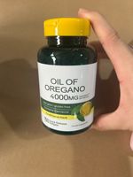 Vente en gros de 150 gélules d'huile d'origan, 4000 mg par portion, récoltées en pleine nature, favorisent la santé immunitaire