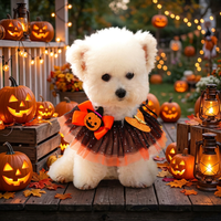 Bandana mignon pour chien Halloween, foulard triangulaire amusant pour chat, accessoires de costume de fête, bavoir anti-salive pour chiot