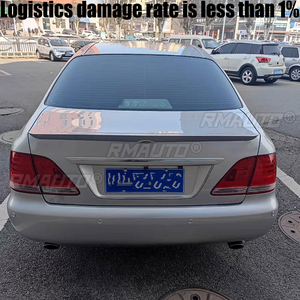 Pièce auto pour Toyota Crown Spoiler 2005-2010, plastique ABS, couleur noire, aileron de coffre arrière, spoiler arrière, accessoires de voiture - Product Image 2