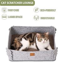 Vente en gros en usine de cages en feutre confortables, douces et placides pour le bricolage lit simple pour nids et chats d'intérieur pour la décoration intérieure