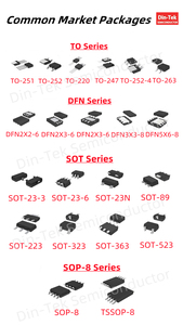 ทรานซิสเตอร์ MOSFET แบบ N-Channel ซิลิคอน (SiC) 650V ยี่ห้อ Din-Tek ของแท้ รุ่น TO-247 แบบ Through Hole Package - Product Image 4