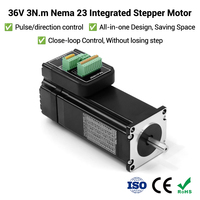Motor paso a paso híbrido Nema 23 integrado de 36V 3N.m con control de bucle cerrado y codificador de 1000ppr para brazo robótico, AGV, AMR, Mini CNC