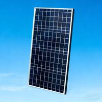 Panel Surya Monokristalin Half Cell All Black 50W-200W off Grid untuk Sistem Pengisian Baterai 12V/24V dengan Efisiensi 21%