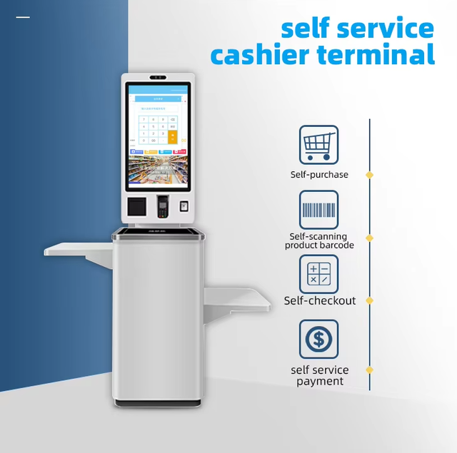 Customizable Touchscreen Self-Service Kiosks Ordering Terminal for Restaurants/Shopping Mall/ Supermarket/ Stores