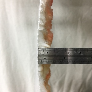 Rosa <span class=keywords><strong>Amarillo</strong></span> Blanco gradiente rosa en relieve 100% poliéster fibra corta <span class=keywords><strong>tela</strong></span> de felpa para juguetes hogar textil ropa artesanías - Product Image 3