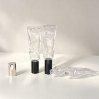 Flacon de parfum en verre rechargeable de luxe avec bille roll-on, 5ml, 10ml, 15ml, 30ml