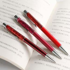 Custom Crystal Diamond Capacitive <b>Floating</b> Glitter Retractable Ballpoint Pen for School Office <b>Desk</b> Christmas Party - Product Image 3