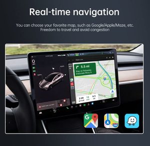 Kit Carling para Actualización de Tesla con CarPlay Inalámbrico, Conexión Inteligente Android Auto, Asistente de Voz Siri, <span class=keywords><strong>Spotify</strong></span>, Waze, 5GB, Kits Interiores - Product Image 5
