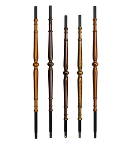 Balustres décoratifs en laiton tourné pour rampes d'escalier, poteaux de garde-corps, taille personnalisable - Product Image 1