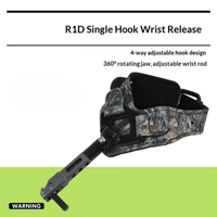 Déclencheur de poignet haute précision R10 à crochet unique, réglable en 3 étapes, en acier carbone camouflage, pour tir personnalisé