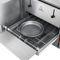 Four à pizza et à hamburgers portable entièrement automatique à alimentation électrique certifié CE avec thermostat réglable et protection contre la surchauffe pour boulangerie