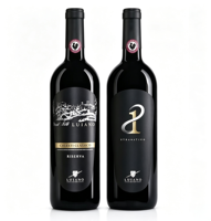 Etiquetas Personalizadas para Botellas de Vino con Lámina Dorada, Etiquetas Autoadhesivas en Rollo con Relieve Vintage, Etiquetas para Empaque de Vino