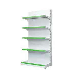 CE certified quality supermarket grocery store shelves Gondola shelving retail display fixture