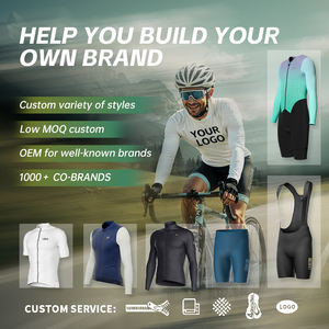 LAMEDA Vêtements de cyclisme personnalisés pour femmes, cuissards à bretelles, protection UV 50+, résistant à l'abrasion, rembourrage - Product Image 6