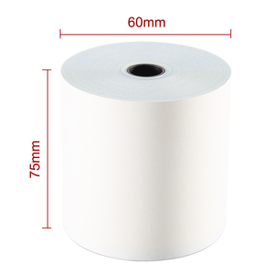 Tiền mặt đăng ký giấy nhà sản xuất duy nhất 2 <span class=keywords><strong>ply</strong></span> 3ply carbonless giấy cuộn 76x70 57x50 kích thước tùy chỉnh NCR CuộN - Product Image 4