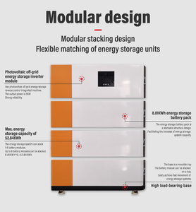 Tùy Chỉnh All-in-One Xách Tay Năng Lượng Nhà Hệ Thống Lưu Trữ Di Động Năng Lượng Mặt Trời PV Lưới Điện Stackable Biến Tần AC Đầu Ra Cho Nhà Sử Dụng - Product Image 4