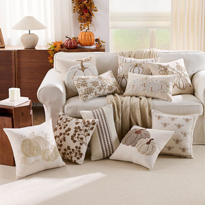 Bán Buôn Jacquard Đệm Bìa Trang Trí Gối Sofa Gối Bìa Màu Đỏ 45x45Cm Gối Trường Hợp - Product Image 1