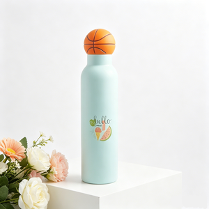 Bouteilles d'eau sportives en acier inoxydable 2026, forme boule de <span class=keywords><strong>bowling</strong></span>, motif marbré, <span class=keywords><strong>pour</strong></span> boissons gazeuses - Product Image 1