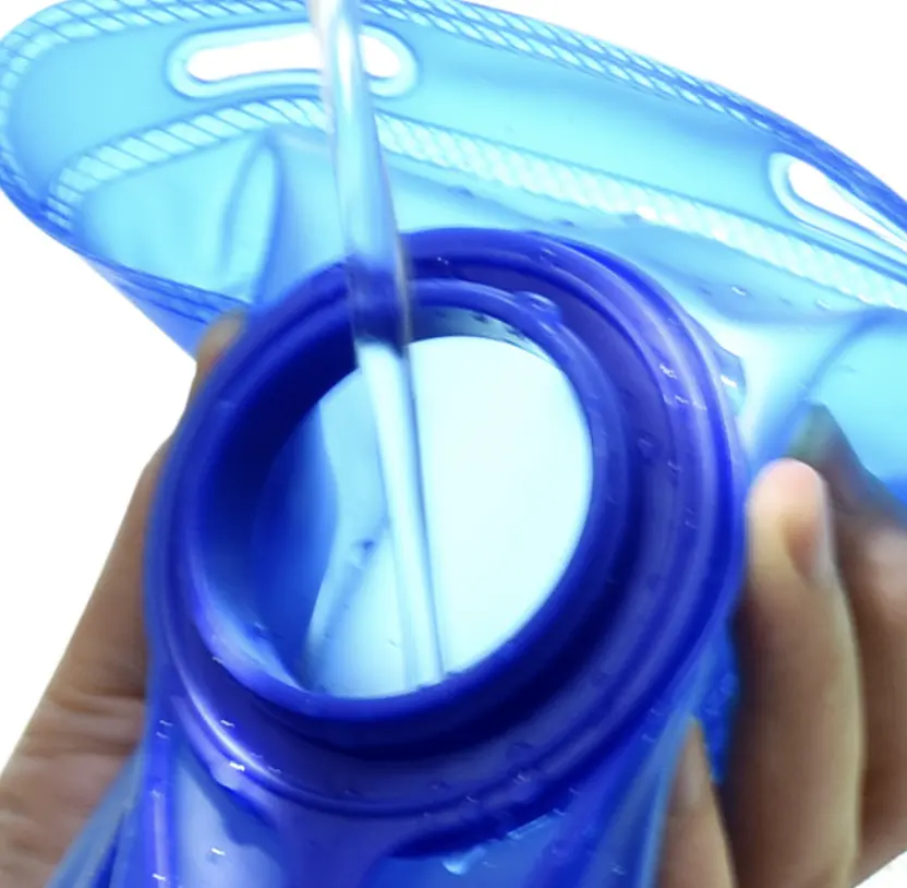 PEVA Túi Nước Chống Rò Rỉ Chạy Bộ Đạp Xe Thể Thao Ngoài Trời Không Chứa BPA 1,5 L 2L 3L Túi Đựng Nước