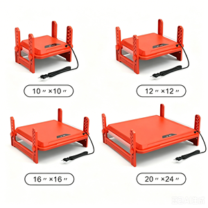 Weiqian plaque chauffante électronique pour poussins ferme avicole couveuse chauffante pour poussins avec fonction de température réglable plusieurs tailles - Product Image 4