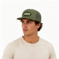 Casquette Richardson 168 style 7 panneaux à visière plate, vierge, avec patch en caoutchouc personnalisé, nouveau design, Gorro Snapback Trucker Cap en maille pour homme