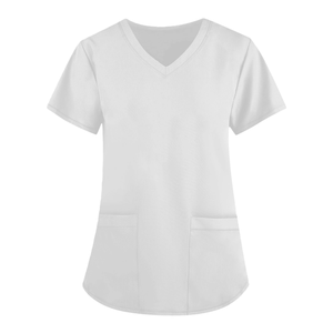 Uniforme de soignant à manches courtes imprimé pour la saison printemps 2024 - <span class=keywords><strong>Tenue</strong></span> de travail élégante pour femmes - Product Image 2