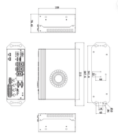 Contrôleur de vision industrielle 5 ports LAN Gigabit 4 ports PoE Processeurs Intel 6-14e génération I3/i5/i7 Double affichage Extension PCI