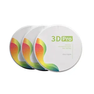 3D 프로 ML 디지털 전문 KOL 치과 치아 수입 치과 재료 블록 드 Zircone 98 오픈 시스템