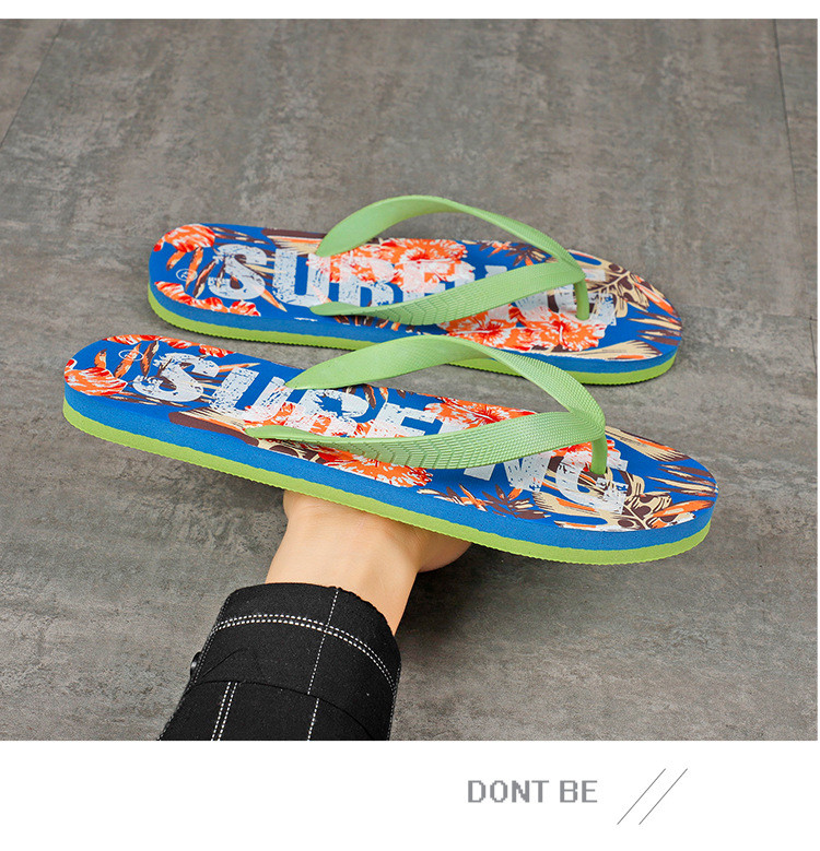 Wholesale Men Flip Flops Summer Slippers Beach Shoes Outdoor Sports PE Flip Flop with Logo