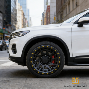 Jantes en alliage d'aluminium forgées sur mesure à rayons multiples, noir mat, 6x139.7 6x143.1, compatibles avec Buick, <span class=keywords><strong>Ferrari</strong></span>, Ranger Rover - Product Image 2