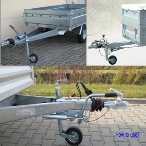 Rueda de Soporte de 48 mm con Rueda Sólida y Abrazadera de 48 mm, Nueva, con Capacidad de 150 kg, Galvanizada, para Semirremolques, con Certificación CE, Marca TOWDONE - Product Image 6