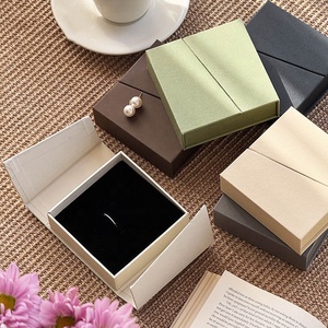Boîte d'emballage pour <span class=keywords><strong>bijoux</strong></span> personnalisée, collier, bague, boucles d'oreilles, bracelet, cadeau, étui magnétique de luxe, boîte de rangement pour <span class=keywords><strong>bijoux</strong></span>, organisateur, boîte à <span class=keywords><strong>bijoux</strong></span> - Product Image 2