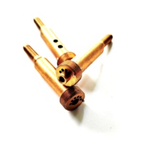 Cylindre pneumatique compact de précision CNC en laiton, mini-cylindre à double effet, OEM, corps de 178 mm, joint en PTFE