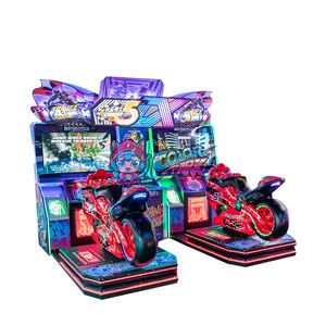Machine d'arcade de course de <span class=keywords><strong>moto</strong></span> à deux places Dynamic X Neon, best-seller, simulateur de vitesse <span class=keywords><strong>3D</strong></span> hyper-immersif - Product Image 6