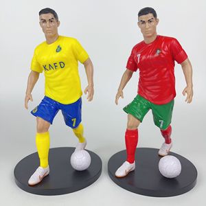 Figurines de collection de stars du football, modèle jouet, <span class=keywords><strong>6</strong></span> styles, figurines de football en PVC avec base, cadeau personnalisé, vente en gros, décoration intérieure, jouet - Product Image 3