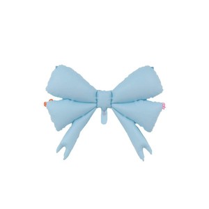 <b>Bow</b> Party Balloon For Baby Girls Birthday Festivals Children Outdoor Activities Light Blue Matte Frosted Design - Product Image 1