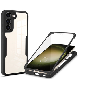 สําหรับ<span class=keywords><strong>Samsung</strong></span> Galaxy S23 S21 <span class=keywords><strong>FE</strong></span> 5G <span class=keywords><strong>S30</strong></span> Ultra PlusกลับCoque Soft TPUกันกระแทก 360 ฝาครอบเต็ม 2 ใน 1 หน้าจอโทรศัพท์กรณีผู้ผลิต - Product Image 1