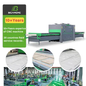 high quality bcam vacuum membrane press machine for pvc mdf door veneer